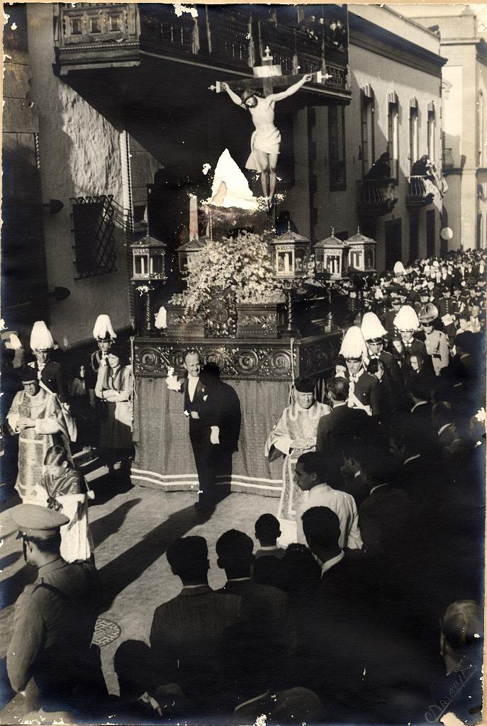 Procesion_Cristo_1960.jpg - Procesión del Santo Cristo de la Vera Cruz, 1960.