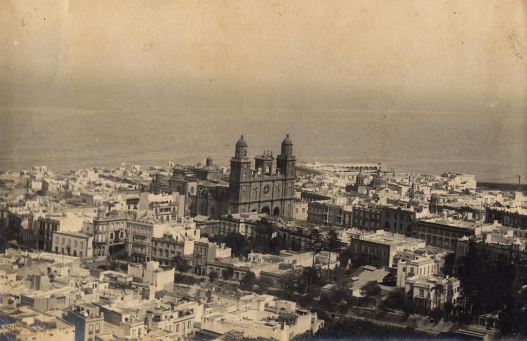 vegueta_1920.jpg - Vista Aérea de Vegueta - 1920