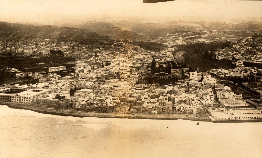 vegueta_vista_aerea_1925.jpg - Vista Aérea de Vegueta - 1925