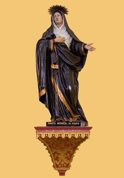 04-santamonica2018.jpg - Imagen de Santa Mónica, obra de José Luján Pérez realizada en 1808.